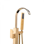 Floor Faucet with Spray and Hose, Sanitary Brass, Gold, CF2037 Faucets & Shower Columns Default Title Alessandro Design