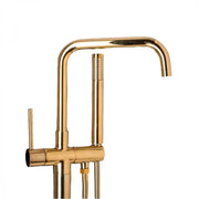 Floor Faucet with Pipe and Hose, Sanitary Brass, Gold, CF2041 Faucets & Shower Columns Default Title Alessandro Design