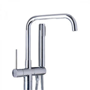 Floor Faucet with Spray and Hose, Sanitary Brass, Chrome, CF2039 Faucets & Shower Columns Default Title Alessandro Design