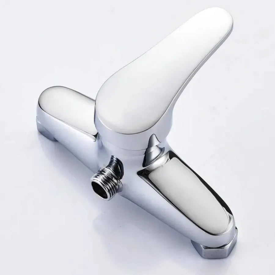 Chrome Wall Shower Faucet Kitchen Faucets Default Title Alessandro Design