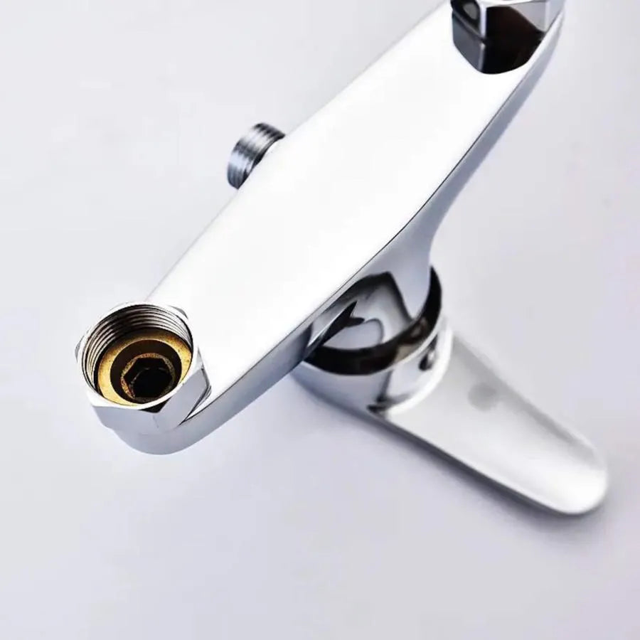 Chrome Wall Shower Faucet Kitchen Faucets Default Title Alessandro Design