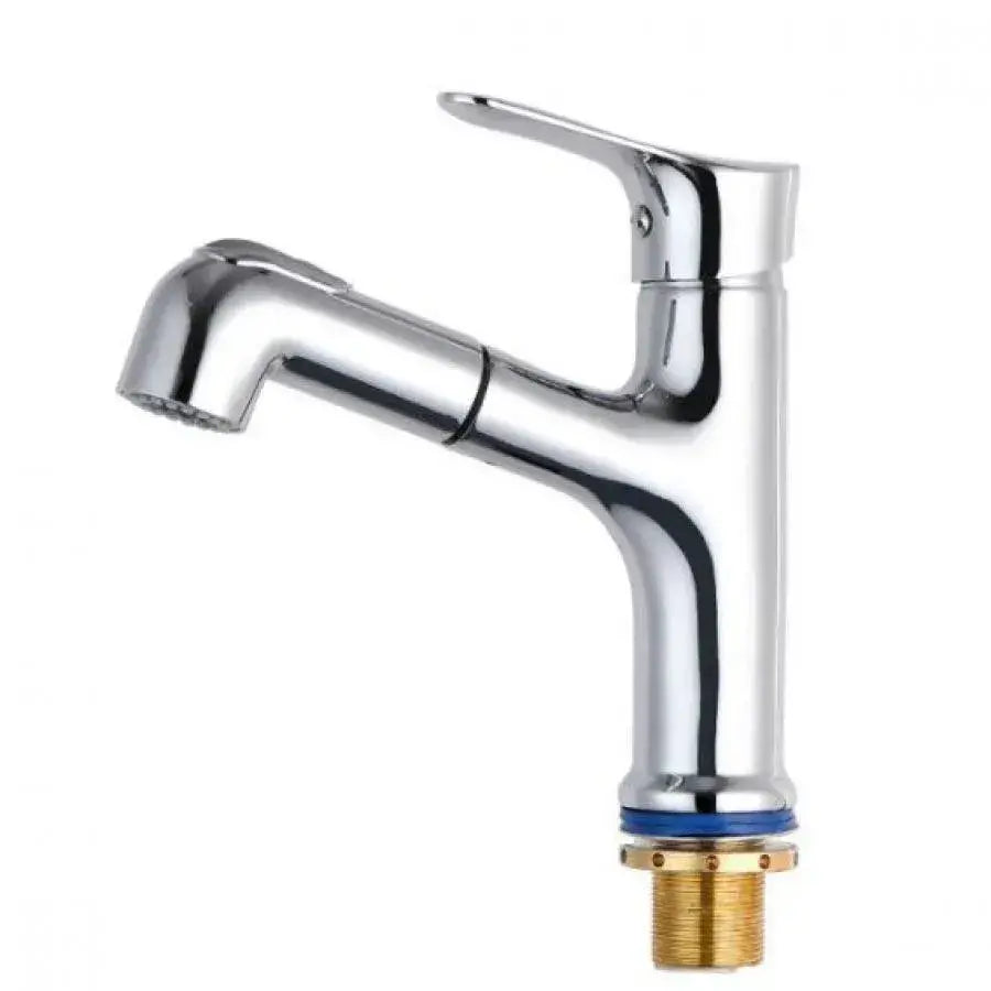 Faucet with Pull-out Shower, Sanitary Brass, Chrome, WZY108/B Bathroom Faucets Default Title Alessandro Design