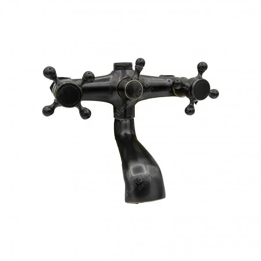 Shower Faucet with Spray and Hose, Sanitary Brass, Black, OD/2048 Faucets & Shower Columns Default Title Alessandro Design