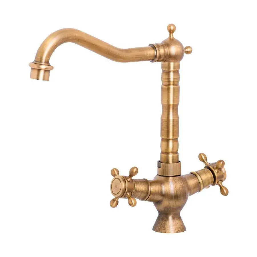 Basin Faucet, Sanitary Brass, Antique Gold, OD01/D Bathroom Faucets Default Title Alessandro Design