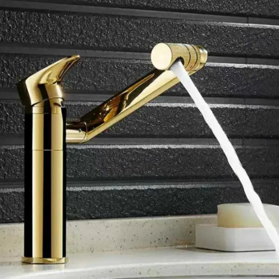 Basin Faucet, Sanitary Brass, Gold, CF101/A Bathroom Faucets Default Title Alessandro Design
