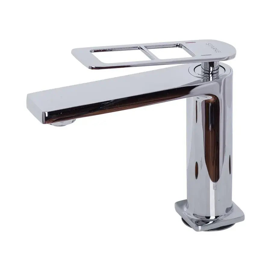 Single lever basin faucet Ceramic cartridge Sanitary brass Glossy chrome Connections and fixing kit included 9707 Bathroom faucets Default Title Alessandro Design