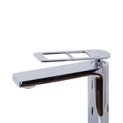 Single lever basin faucet Ceramic cartridge Sanitary brass Glossy chrome Connections and fixing kit included 9707 Bathroom faucets Default Title Alessandro Design