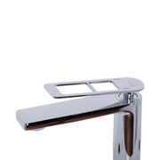 Single lever basin faucet Ceramic cartridge Sanitary brass Glossy chrome Connections and fixing kit included 9707 Bathroom faucets Default Title Alessandro Design