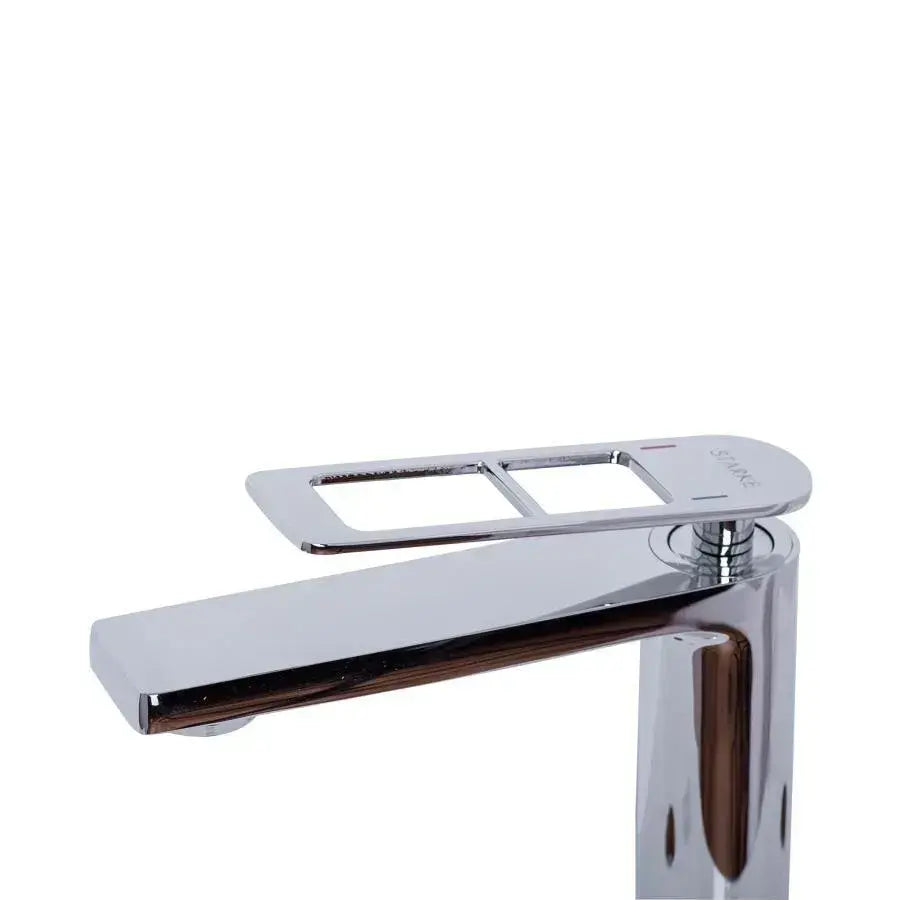 Single lever basin faucet Ceramic cartridge Sanitary brass Glossy chrome Connections and fixing kit included 9707 Bathroom faucets Default Title Alessandro Design