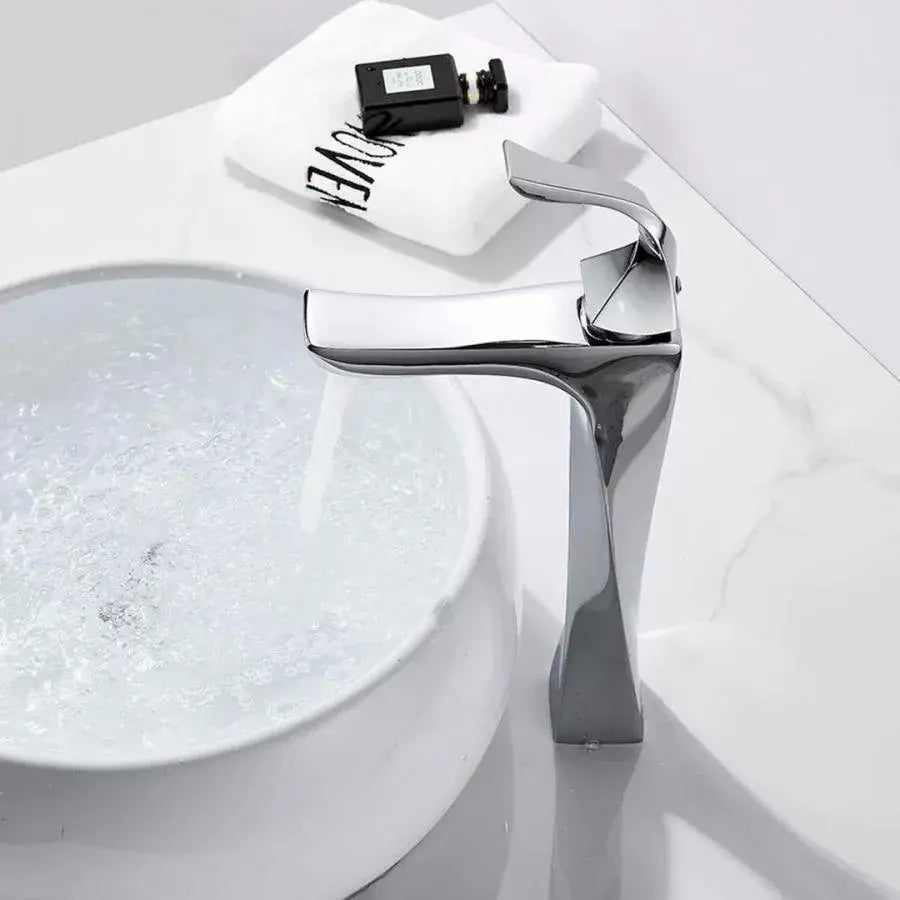 Basin Faucet, Sanitary Brass, Chrome, CF2021 Bathroom Faucets Default Title Alessandro Design