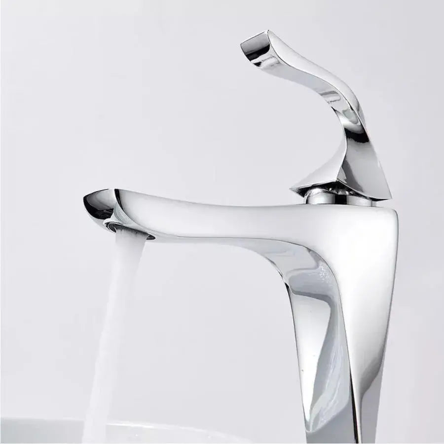 Basin Faucet, Sanitary Brass, Chrome, CF2021 Bathroom Faucets Default Title Alessandro Design