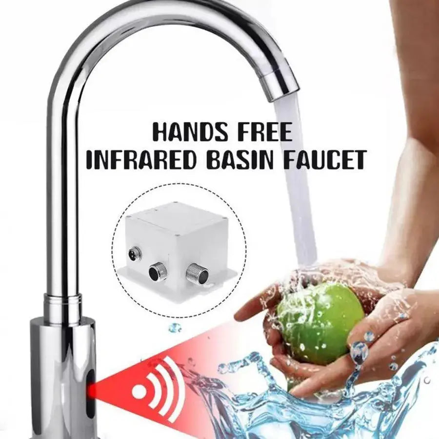 Sink Faucet with Sensor, Sanitary Brass, Chrome, RW-103 Bathroom Faucets Default Title Alessandro Design