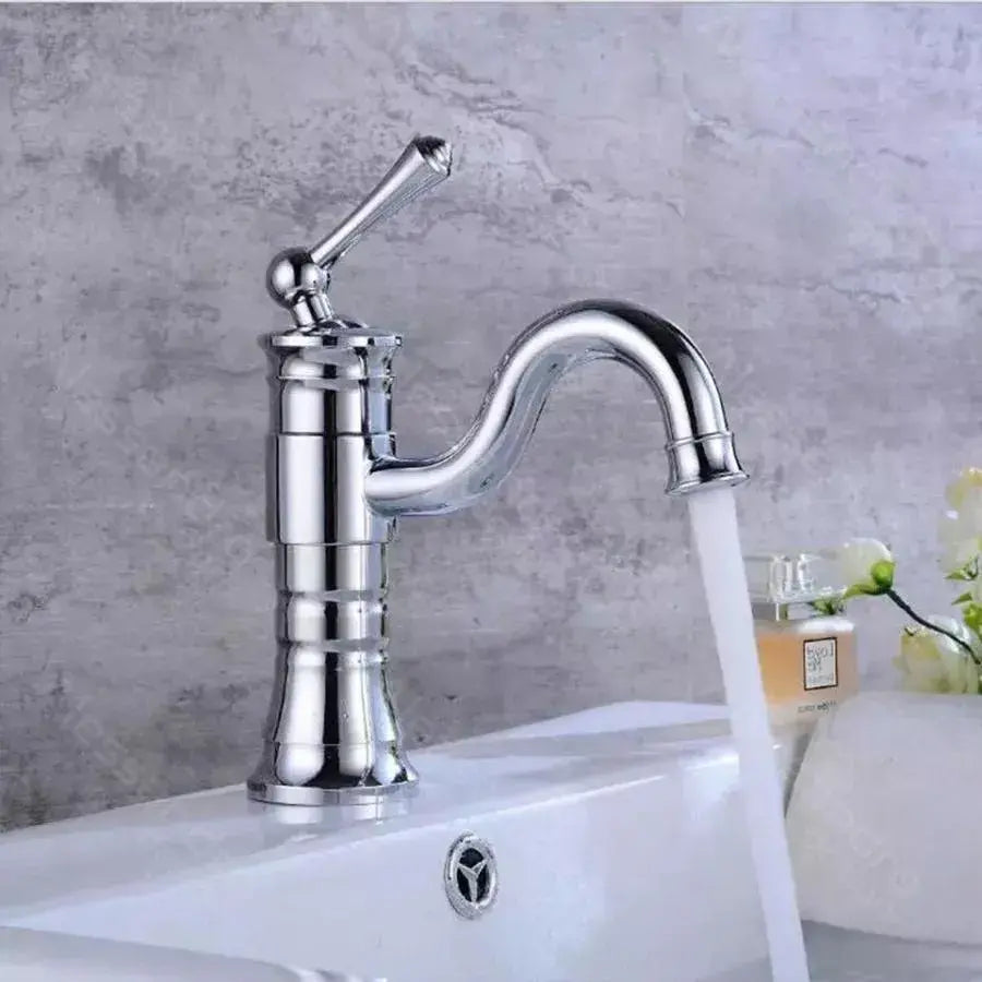 Basin Faucet, Sanitary Brass, Chrome, WZY/319/C Bathroom Faucets Default Title Alessandro Design