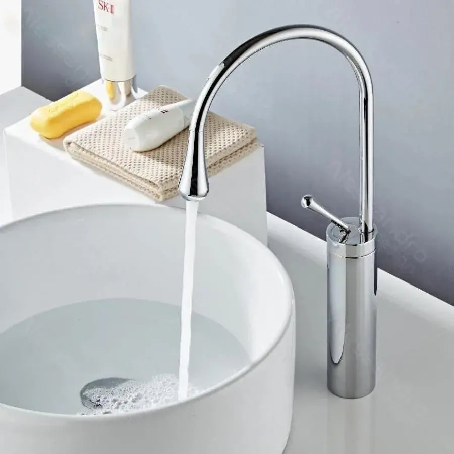 Basin Faucet, Sanitary Brass, Chrome, WZY/323/A Bathroom Faucets Default Title Alessandro Design