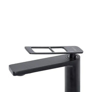 Single-lever Basin Faucet Ceramic Cartridge Sanitary Brass Black Connections and Fixing Kit Included 9707H Bathroom Faucets Default Title Alessandro Design