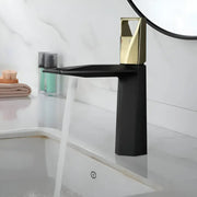 Basin Faucet, Sanitary Brass, Black with Gold, 10107H/G Bathroom Faucets Default Title Alessandro Design