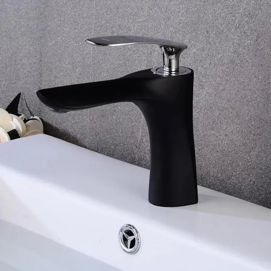 Basin Faucet, Sanitary Brass, Black, OD/2024 Bathroom Faucets Default Title Alessandro Design