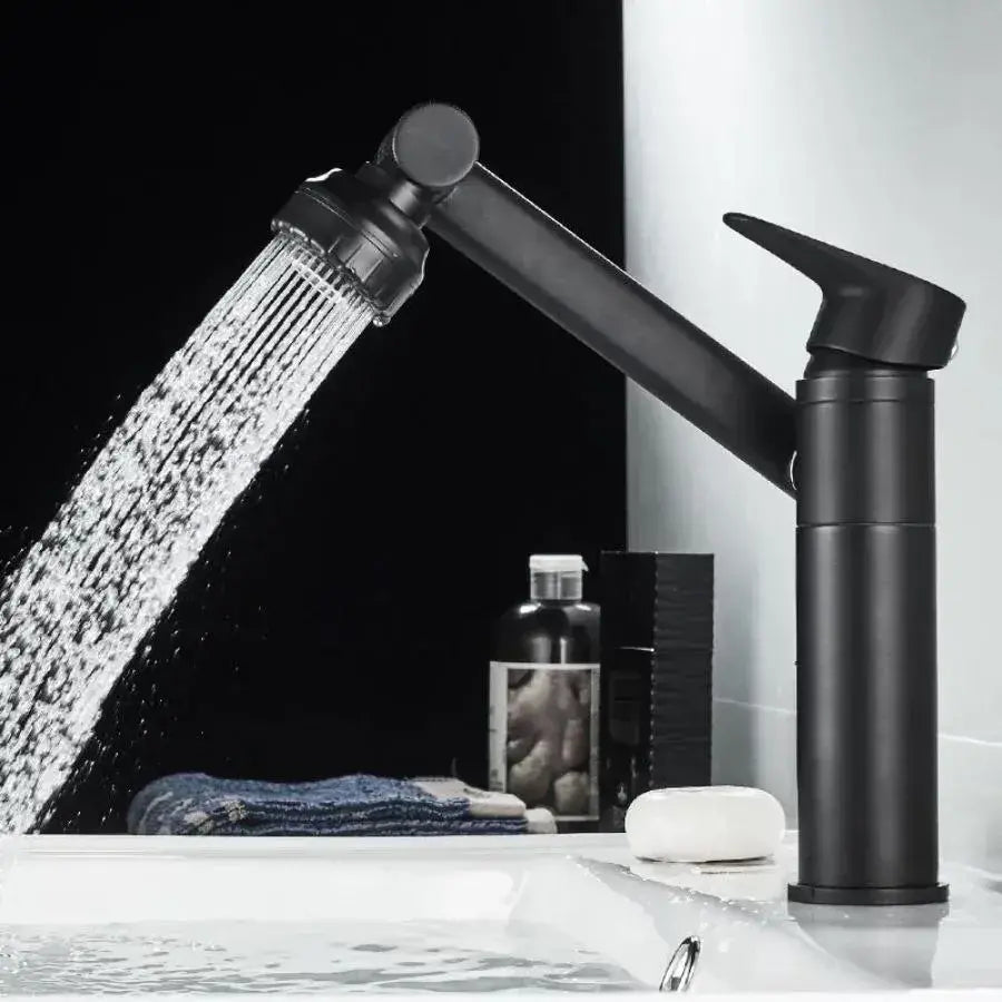 Basin Faucet, Sanitary Brass, Black, OD/2028 Bathroom Faucets Default Title Alessandro Design