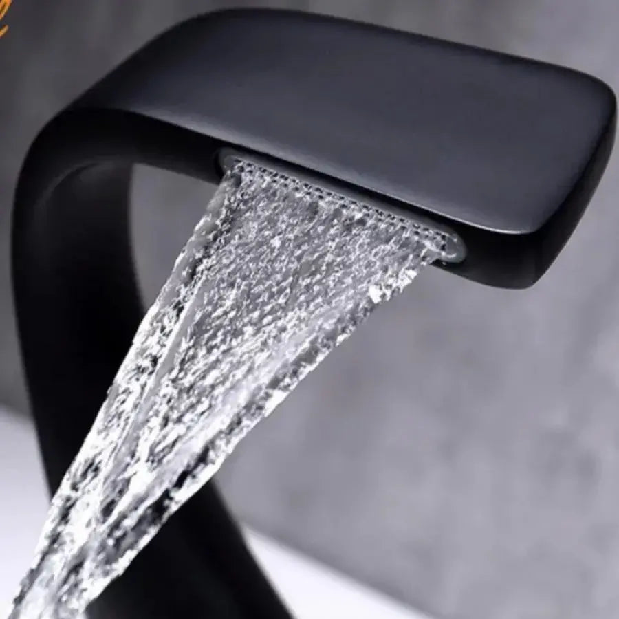 Single-lever Basin Faucet Sanitary Brass Black Connections included OD/2055 Bathroom Faucets Default Title Alessandro Design