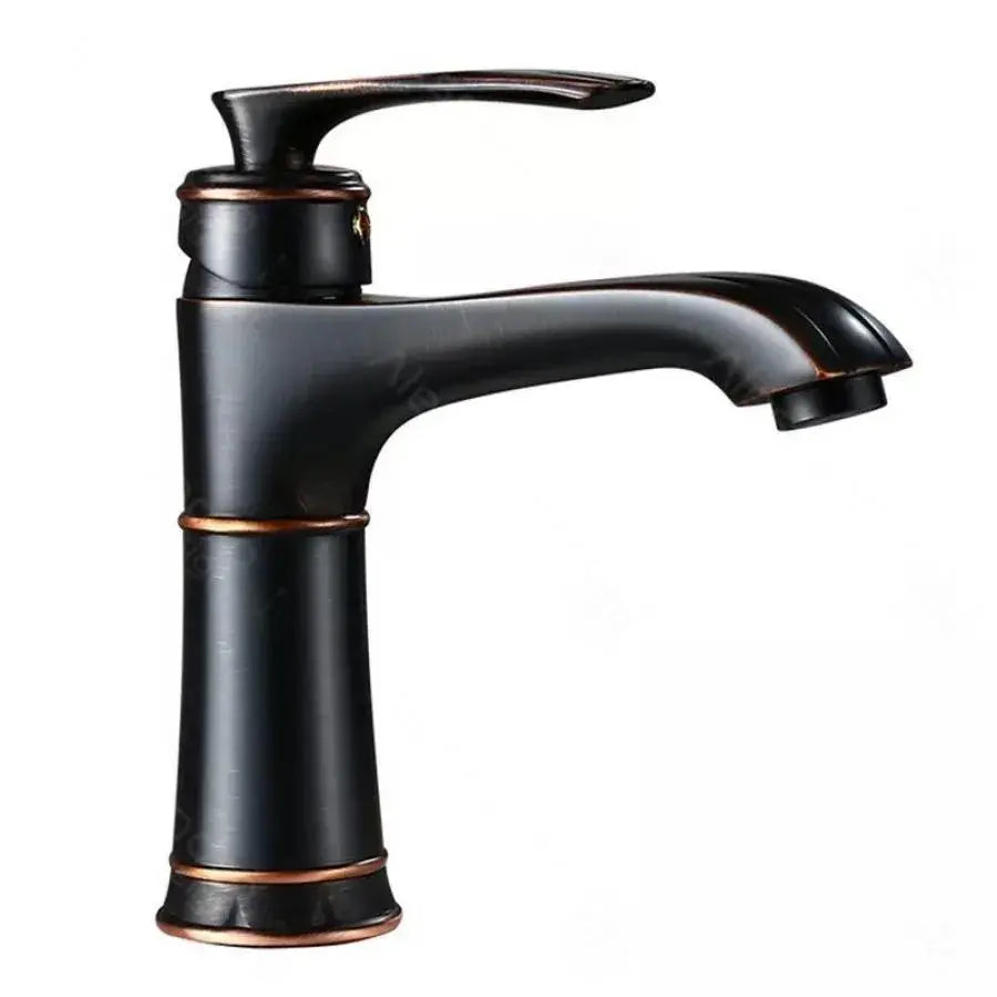 Sink Faucet, Metal, Black, OD01/B Bathroom Faucets Default Title Alessandro Design