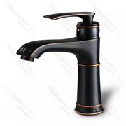 Sink Faucet, Metal, Black, OD01/B Bathroom Faucets Default Title Alessandro Design