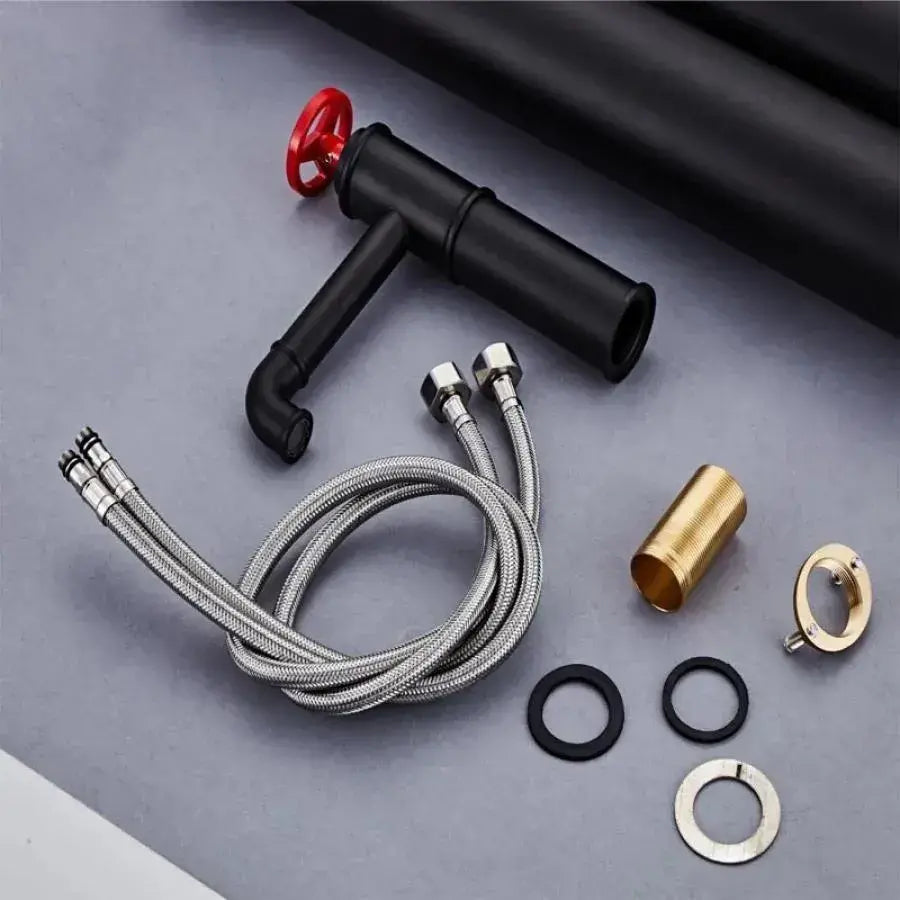 Basin Faucet, Sanitary Brass, Black, OD3003 Bathroom Faucets Default Title Alessandro Design