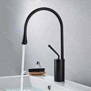 Basin Faucet, Sanitary Brass, Black, WZY/327/B Bathroom Faucets Default Title Alessandro Design