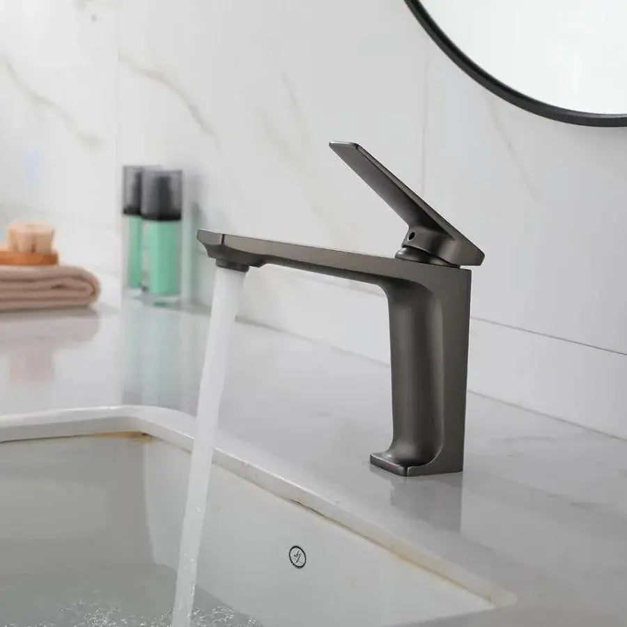 Basin Faucet, Sanitary Brass, Graphite Grey, 9967N Bathroom Faucets Default Title Alessandro Design