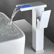 Basin faucet, RGB light, Color change depending on water temperature, OD3014 Bathroom faucets Default Title Alessandro Design