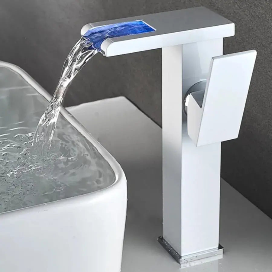 Basin faucet, RGB light, Color change depending on water temperature, OD3014 Bathroom faucets Default Title Alessandro Design