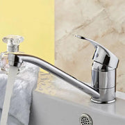 Sink Faucet, Swivel Spout, Length 15CM, Ceramic Cartridge, Chrome, Connection Included Bathroom Faucets Default Title Alessandro Design