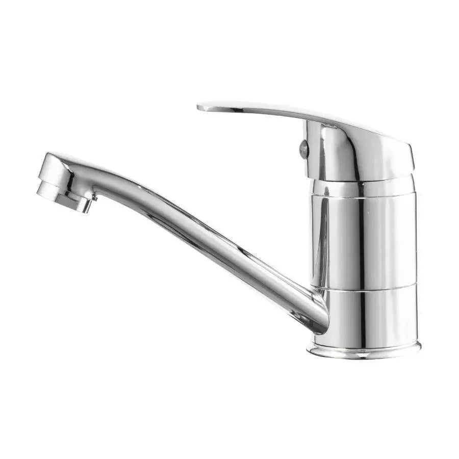 Sink Faucet, Swivel Spout, Length 15CM, Ceramic Cartridge, Chrome, Connection Included Bathroom Faucets Default Title Alessandro Design