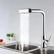 Sink Faucet Ceramic Cartridge Rotary Spout Shiny Chrome Connections Included EC03 Kitchen Faucets Default Title Alessandro Design