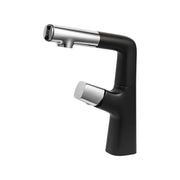 Washbasin faucet with pull-out shower, sanitary brass, chrome and black, MP016H/C Bathroom faucets Default Title Alessandro Design