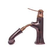 Washbasin Faucet with Extractable Shower, Sanitary Brass, Brown, OD/2037 Bathroom Faucets Default Title Alessandro Design