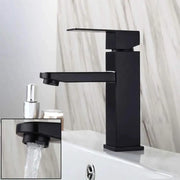 Basin Faucet MP009BK, Black Stainless Steel, Connection & Bracket Included Bathroom Faucets Default Title Alessandro Design