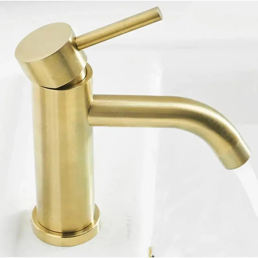 Sink Faucet, SUS304 Stainless Steel, Gold, N/MP0A1 Bathroom Faucets Default Title Alessandro Design