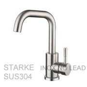 Sink Faucet, SUS304 Stainless Steel, Satin, MP007 Bathroom Faucets Default Title Alessandro Design