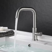 Sink Faucet, SUS304 Stainless Steel, Satin, MP007 Bathroom Faucets Default Title Alessandro Design