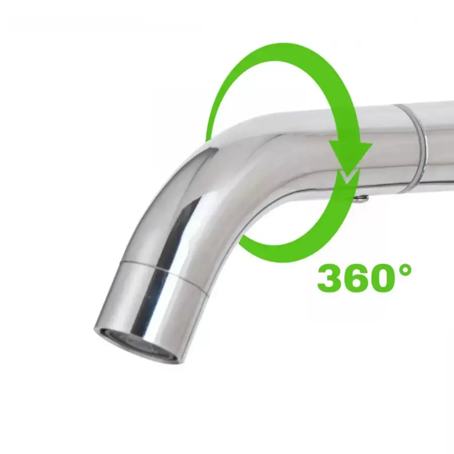 Sink Faucet with Swivel Spout, Chrome, CP107 Kitchen Faucets Default Title Alessandro Design