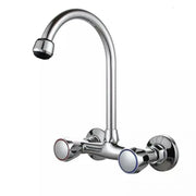 Wall Faucet with Rosette and Rotating Spout, Alloy, Chrome, PR001 Bathroom Faucets Default Title Alessandro Design