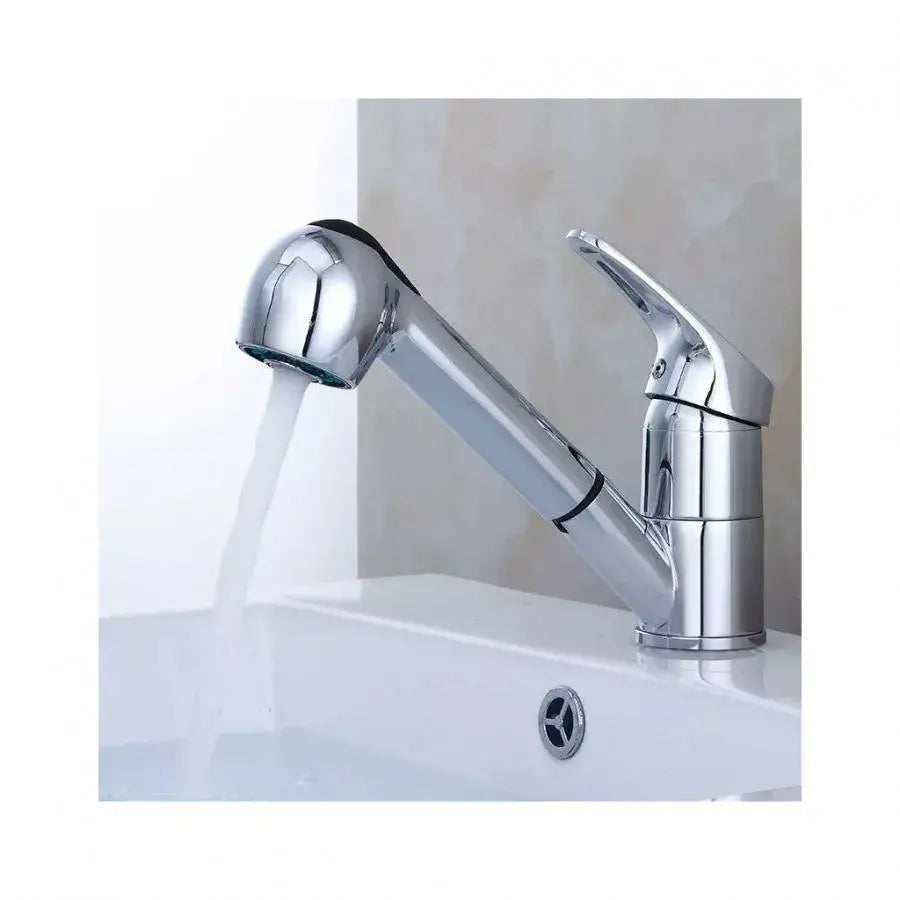 Barber Type Tap with Extractable Shower, Alloy, Chrome, FR001 Bathroom Taps Default Title Alessandro Design