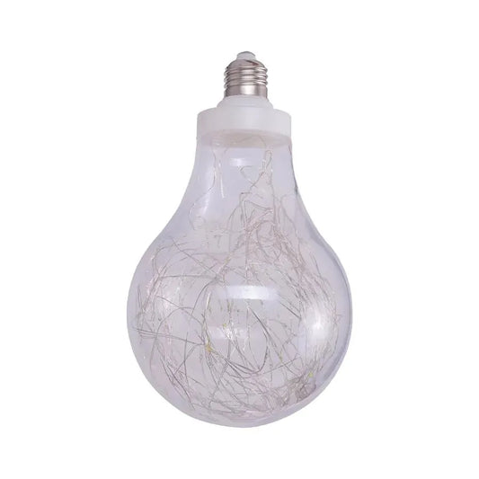 Decor Light Bulb, Plastic, with Blue/Multicolor Plug - Blue Default Title Alessandro Design