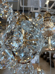 Crystal LED KILKENNY Culmino Chandelier, 144W, Neutral Light, Diameter 60cm, Gold Modern Chandeliers Default Title Alessandro Design