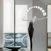Anatolio LED Floor Lamp 24W 4000KMetal Black Veioze & Floor Lamp Default Title Alessandro Design