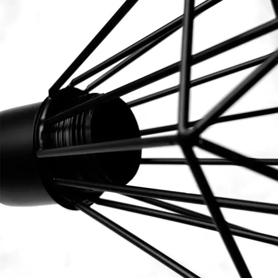 Shion Chandelier 3xE27, Black, Metal, Diameter 50cm Industrial Chandeliers Default Title Alessandro Design