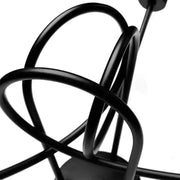 Shion Chandelier 3xE27, Black, Metal, Diameter 50cm Industrial Chandeliers Default Title Alessandro Design