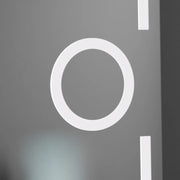 Rectangular LED Mirror, 50x70cm, Eclat MotionGlow Marcello, De-fogging System, Clock & Thermometer, Cosmetic Magnifier, Dimable Marcello Mirrors Default Title Alessandro Design