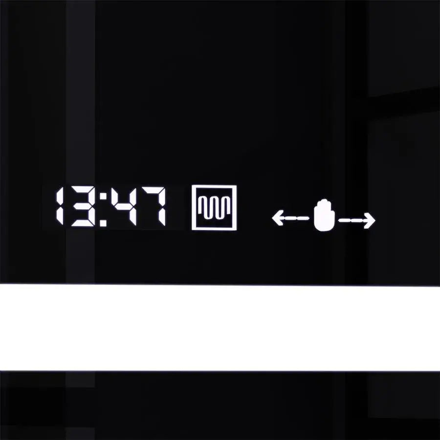 Rectangular LED mirror, 160x80cm, Verite MotionGlow Marcello, Demisting System, Clock & Thermometer, Dimable Mirrors Marcello Default Title Alessandro Design