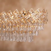 Crystal Chandelier WINDSOR Regalis 10x E14, Shiny Gold, Adjustable Height Crystal Chandeliers Default Title Alessandro Design